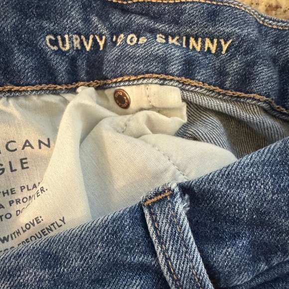 American Eagle curvy 90s skinny jeans size 18 reg - Picture 6 of 8